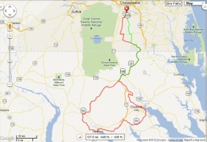 Southern Sojourn Route